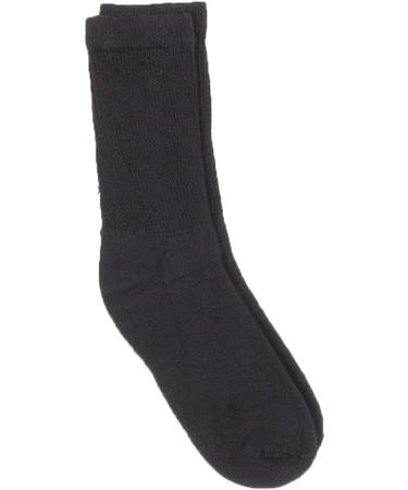 Men's Diabetic Crew Socks 2-Pack Black - Foot Care Essentials - Buy Online on GoSupps.com