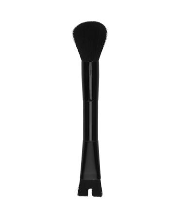 Healeved Aluminum Tube Nose Shadow Brush Nylon Loose Powder Brush Powder Brush Concealer Brush 13.50X2.50X2.00CM Black