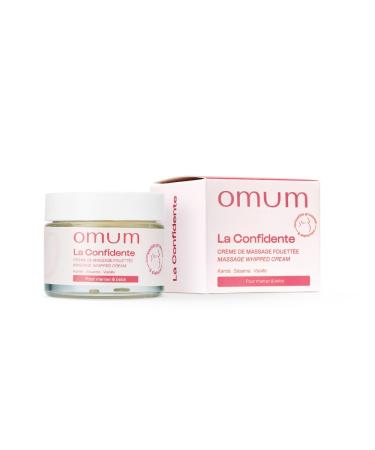 OMUM - La Confidente - Cr me de massage femme enceinte & b b - Texture ultra-riche chantilly odeur d licate de vanille - Id al massage du ventre - Compatible grossesse & allaitement - Vegan - 50 ml