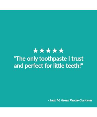 Green People Organic Children Spearmint & Aloe Vera Toothpaste 50ml - Natural & Safe for Kids | Fluoride & SLS Free | Mint Flavor Toothpaste - Buy Online on GoSupps.com