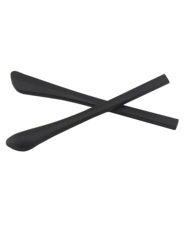 Glasses holder glasses spare bars for glasses brackets non-slip ear hooks black glasses end tips silicone earplugs pipe sleeve soft spare tip for glasses brick made of thin metal