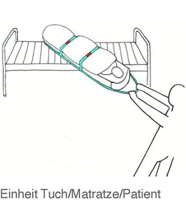 Rescue Sheet SRT215SP - Evacuation Sheet with Webbing/Buckle TITV-Certified Special Fabric DIN 4102/B1 Compliant - Buy Online on GoSupps.com