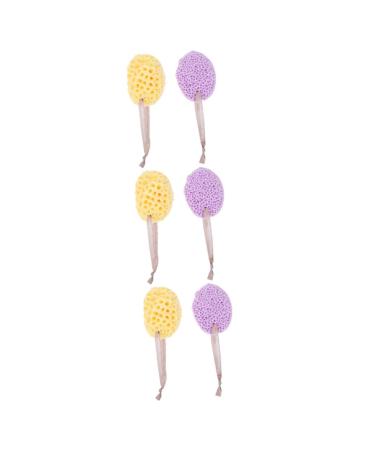 Housoutil 6 Pcs Bath Ball Sponges for Cleaning Polyurethane Spa Sponge Body Wash Sponge Body Bath Sponge Kids Loofahs Pouf Scrubber Body Sponge Hydrophilic Polyurethane Tool Baby Super Soft 1 Count (Pack of 1)