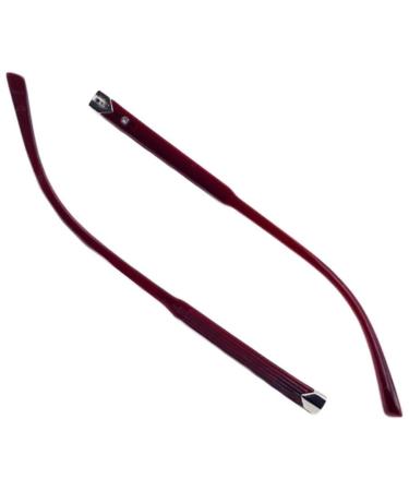 VekkEr yewear leg eyeglass accessories 1 pair red plastic eyeglass temples replacement eyeglass frame temple repair