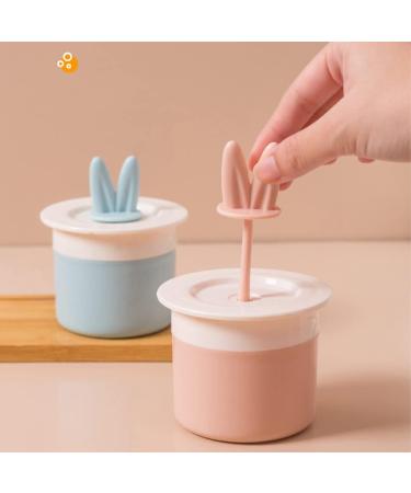 BOKIOESDE Face Cleaning Toiletries Bubble Foamer Foaming Cup Portable Foam Maker Light Blue and White - Buy Online on GoSupps.com