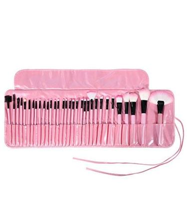 ZJchao 32 Pink Makeup Brush Set Professional Cosmetics Brushes for Foundation Blush & Eyeshadow | International Shipping Available - Buy Online on GoSupps.com