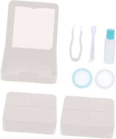 Buy Healvian 6 Sets Lens Tweezers & Travel Contact Lens Container - Halloween Eye Care Organizer - Small Glasses Set - Buy Online on GoSupps.com