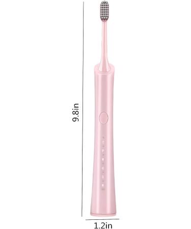 5 Brush Heads Electric Toothbrush for Adults Smart Pink Toothbrush - Buy Online on GoSupps.com