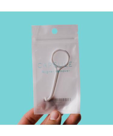 White Aligner Remover Tool - Sleek Design for Clear Retainers by Capsule Products - Buy Online on GoSupps.com