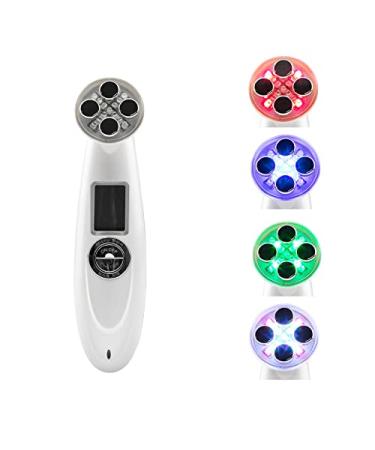 NORLANYA Facial Skin Care Time Master  Face Toning  Face Lift Device 5 Colors LED Photon Therapy Rechargeable