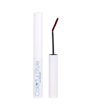Portable Mascara Colorful Mascara with Soft Brush Volumizing and Lengthening Lash Mascara Create Big Shiny Eyes for Women Ladies Teenager Girl