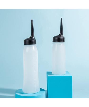 White Slant Tip Applicator Bottle for Hair Color - Easy Application Tool for Salon & Stylist Hair Dye - Buy Online on GoSupps.com