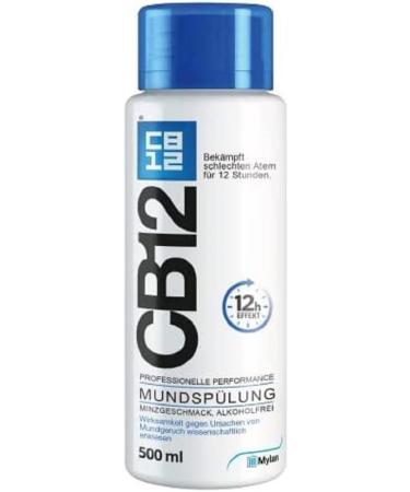 CB12 Mouthwash & CB12 Boost Chewing Gum Strong Mint against bad breath & halitosis for 12 hours