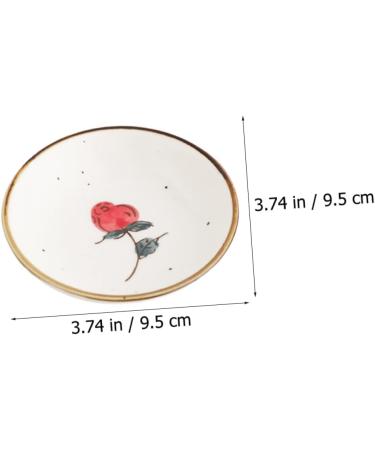Zerodeko 8 Pcs Hand-Painted Saucer Flavor Seasoning Plate Simple Dish Ceramic Dipping Plate Tea Bag Butter Ketchup Dish Vinegar Dish Sauce Bowl White Dipping Vegetables Fresh Ceramics 9.5X9.5X2.5CMx4pcs Whitex4pcs - Buy Online on GoSupps.com