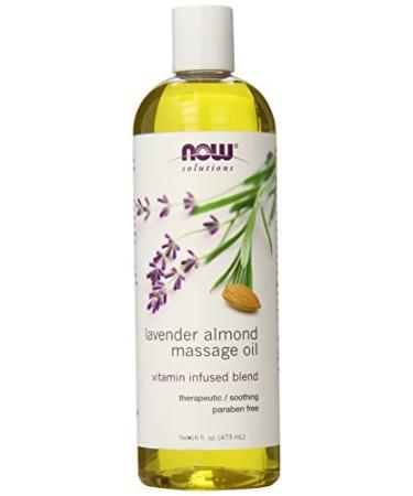Now Foods Solutions Lavender Almond Massage Oil 16 fl oz (473 ml)