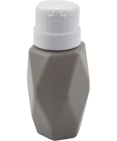 ZDdp Gray Rhombus Nail Art Pump Dispenser Empty 200ML Bottle Acrylic Gel Polish Remover Cleaner Liquid Container Storage Manicure Tool - Buy Online on GoSupps.com