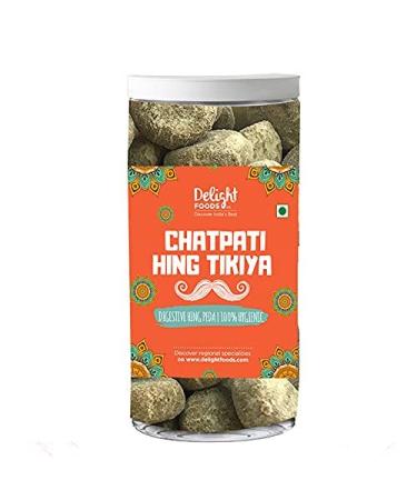 Delight Foods Traditional Churans - Premium Quality - Hygienically Packed (Chatpata Hing Tikiya 125G)_Packing May Vary