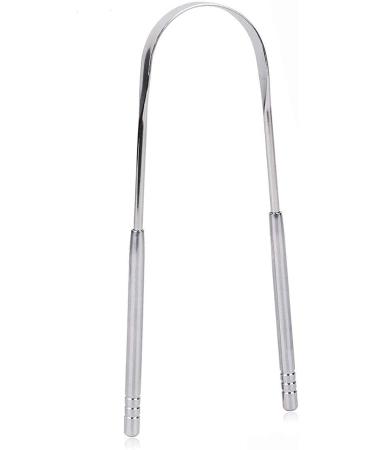 ZUER Tongue Cleaner, Steel Tongue Scrapers for Adults,Use for Plaque Removal, Bad Breath and to Restore l Hygiene or Taste Sensation