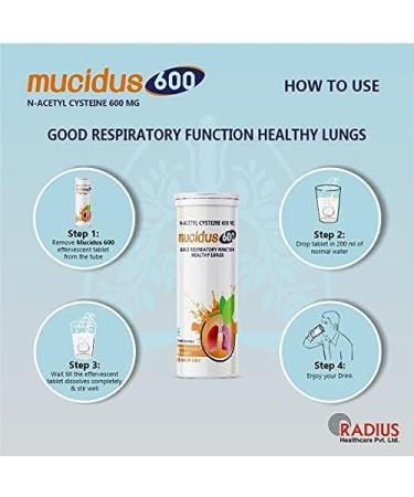 Roti N-Acetylcysteine 600 mg Effervescent Tablets - Antioxidant for Lung Health Liver Detox & Skincare | Sugar Free Orange Flavor | 30 Tablets Pack - Buy Online on GoSupps.com