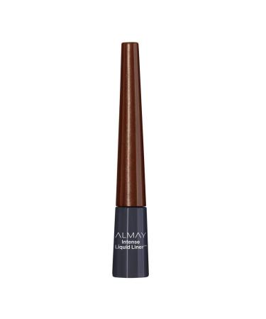 Liquid Eyeliner by Almay  Waterproof  Fade-Proof Eye Makeup  Easy-to-Apply Liner Brush  224 Brown Topaz  0.08 Oz