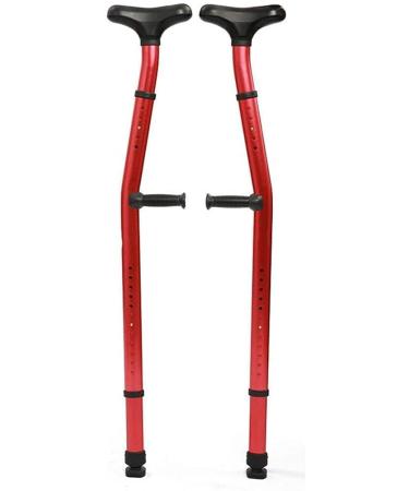 GagalU Crutches Adult Lightweight Adjustable Forearm Crutches Dual Function Shock Absorber Underarm Crutch with arm Support Sturdy high Density Aluminum