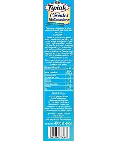 TIPIAK - Mediterranean Cereals 400G - Pack of 4 - Special Offer - Buy Online on GoSupps.com