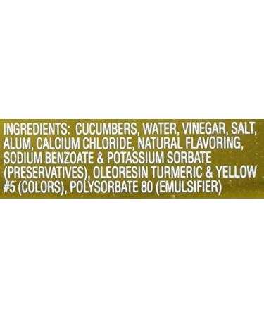 Best Maid Sour Pickles 1 Gal - 18-22 Count - 128 Fl Oz - Pack of 1 - Buy Online on GoSupps.com