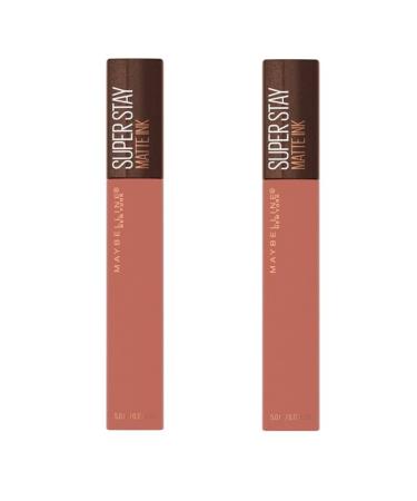Pack of 2 Maybelline New York SuperStay Matte Ink Liquid Lipstick Hazelnut Hypnotizer 260 2.0 Fl Oz 0.17 Fl Oz (Pack of 2) 260 Hazelnut Hypnotizer
