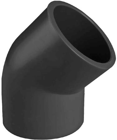 45 Degree Angle PVC Adhesive Fitting - 20mm Outside Diameter | International Shipping - Buy Online on GoSupps.com