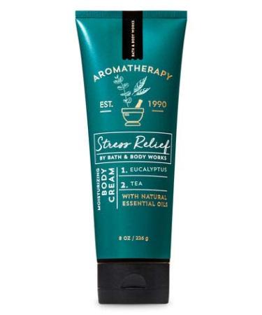 Bath and Body Works Aromatherapy Eucalyptus Tea Trio Gift Set - Stress Relief Body Oil, Shower Gel, and Body Cream - Buy Online on GoSupps.com