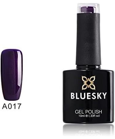 Bluesky Gel Nail Polish Purple Deep Dark Rich Purple A17 UV LED Soak Off 10ml - Buy Online on GoSupps.com