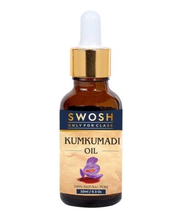 SWOSH Ayurveda Kumkumadi Tailam -Kumkumadi Face Oil With Saffron for Glowing Skin(10 ml) - 100% Vegan and Chemical Free | Helps Revive and Repair Dull and Damage Skin