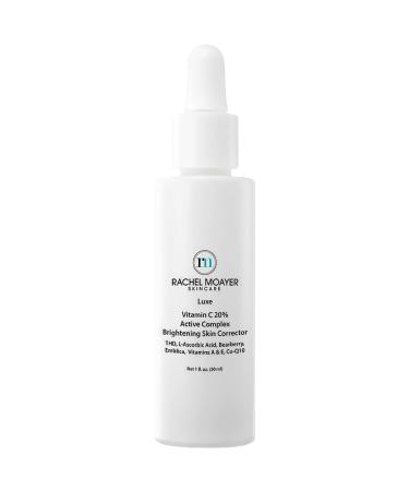Rachel Moayer Luxe Vitamin C 20% Serum - Brightening Skin Corrector Dark Spot Remover for Face Anti-Aging Vitamin C Brightening Serum Aloe