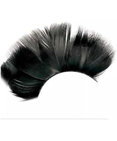 Dorisue Black feather eyelashes Big Fan Halloween lashes - Buy Online on GoSupps.com