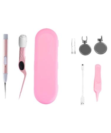 Healifty Ear Pick Set LED Light Ear Wax Removal Tool Earwax Spoon Digger Ear Tweezers Ear Pick Cleaner Kit for Ear Health Care Bonus