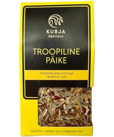 Kubja Premium herbal tea Troopiline P ike fruit tea with rooibos orange mint exotic flowers caffeinefree handpacked in Estonia 75 g - Buy Online on GoSupps.com
