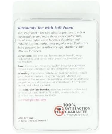 Pedifix Podiatrists' Choice Nylon-covered Toe Cap - Pack of 2 - Buy Online on GoSupps.com