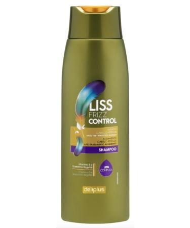 Champú Liss Frizz Control 400 ml. Hair rebels with Vitamin E and Queratina. Deliplus
