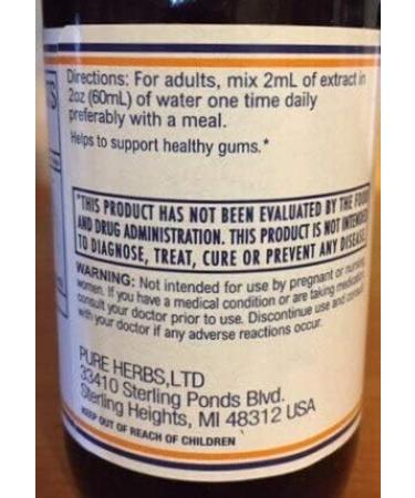 Pure Herbs Ltd. Blood (Red) Root (4 oz.) - Buy Online on GoSupps.com