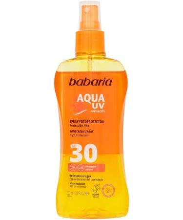 Babaria Aloe Vera and Carrot Oil Bi Phase Sunscreen SPF30 200ml - Buy Online on GoSupps.com