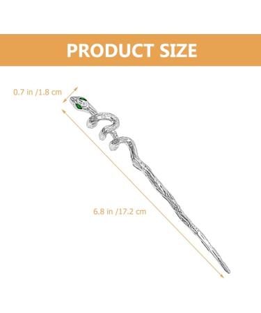 LALAFINA Snake Hairpin Hair Clips for Bun Chinese Japanese Chignon Pin Hair Sticks for Buns Hair Barrettes for Women Metal Hair Sticks Pearl Hair Accessories China Alloy Simple Bride - Buy Online on GoSupps.com