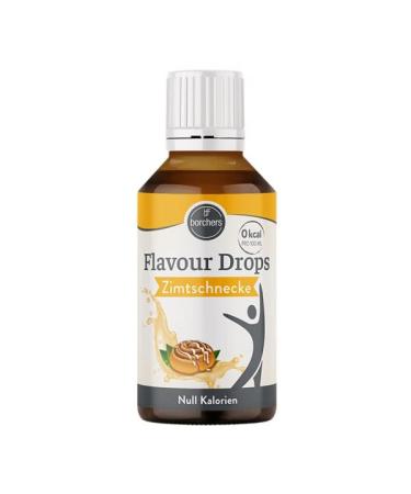 Borchers Flavour Drops: 0 Calories Cinnamon Roll for Cooking & Baking | 30ml - Buy Online on GoSupps.com