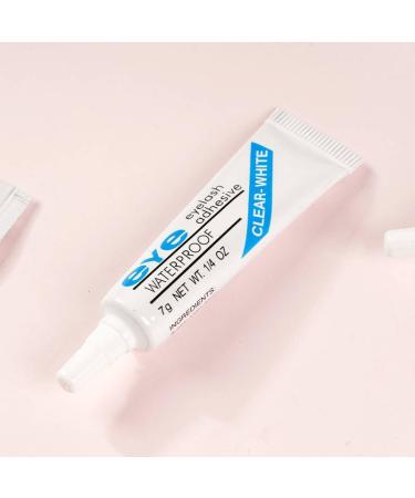 Yongsters 2 Pcs 7g Eyelash Glue Adhesive Strong Waterproof Clear Lash Glue For False Eyelashes - Professional Salon & Home Use (2 Pcs) - Buy Online on GoSupps.com