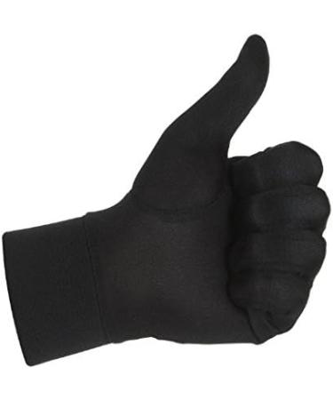 ALASKA BEAR Silk Liner Gloves in Black - Unisex Medium Size - Buy Online on GoSupps.com
