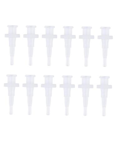 Healvian 30pcs Cleaning Accessories Ear Cleaning Tips Earwax Removal System Ear Wash Bottle System Ear Washer Tips Earwash Ear Bottle White Cleaner Replace