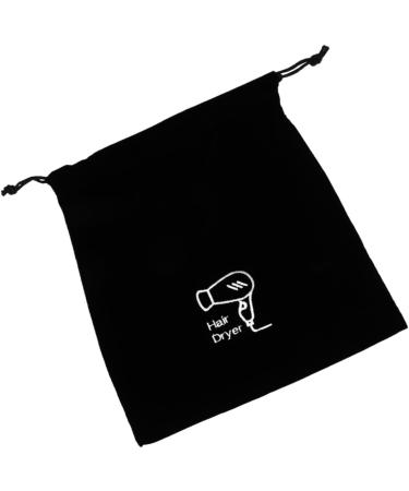 Healeved 5pcs Flannel Hair Dryer Hair Dryer for Traveling Travel Drawstring Hair Dryer Organizer Hair Dryer Travel Pouch Travel Makeup Blow Dryer Makeup Brush 26.00X23.00X0.50CMx5pcs Blackx5pcs - Buy Online on GoSupps.com