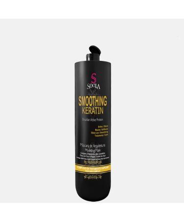 Socila Organic Brazilian Keratin Smoothing and Shine Treatment for All Hair Types - Progressiva Brasileira 4.05fl oz/120ml