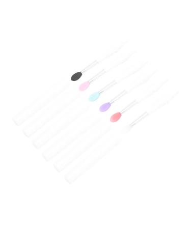 Balacoo 12 Pcs Silicone Lip Brush with Lid Concealer Brush Makeup Tools Silicone Lip Wand Silicone Lipstick Pen Beauty Tools Makeup Gadgets Lip Balm Smudge Brush Plastic Abs Cosmetic White