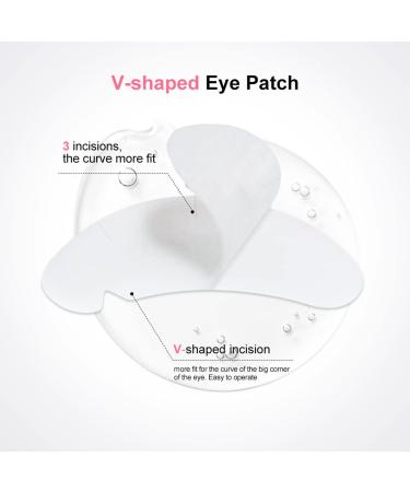 Lunamoon Eye Pads for Eyelash Extensions - 50 Pairs Green Eyelash Lifting & Coloring | Comfortable V Eyelids Patches - Buy Online on GoSupps.com