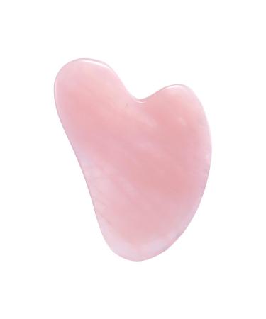Jade Roller & Gua Sha Set | Pink Face Roller & Gua Sha Tools for Skin Care & Puffiness Relief - Buy Online on GoSupps.com